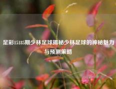 足彩15185期少林足球揭秘少林足球的神秘魅力与预测策略