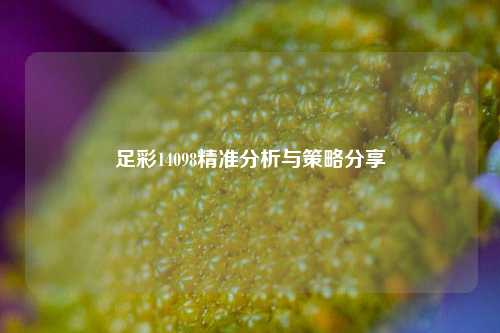 足彩14098精准分析与策略分享